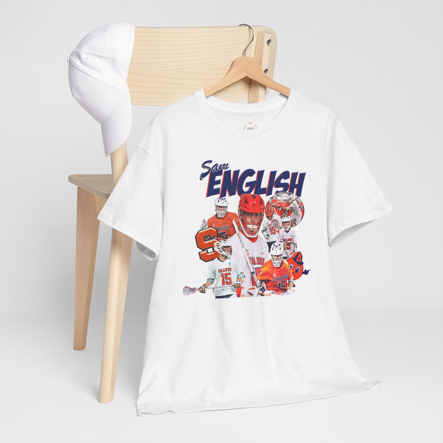Sam English Syracuse Lacrosse Graphic tee