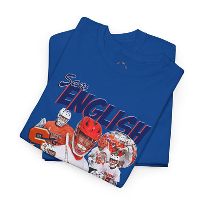 Sam English Syracuse Lacrosse Graphic tee