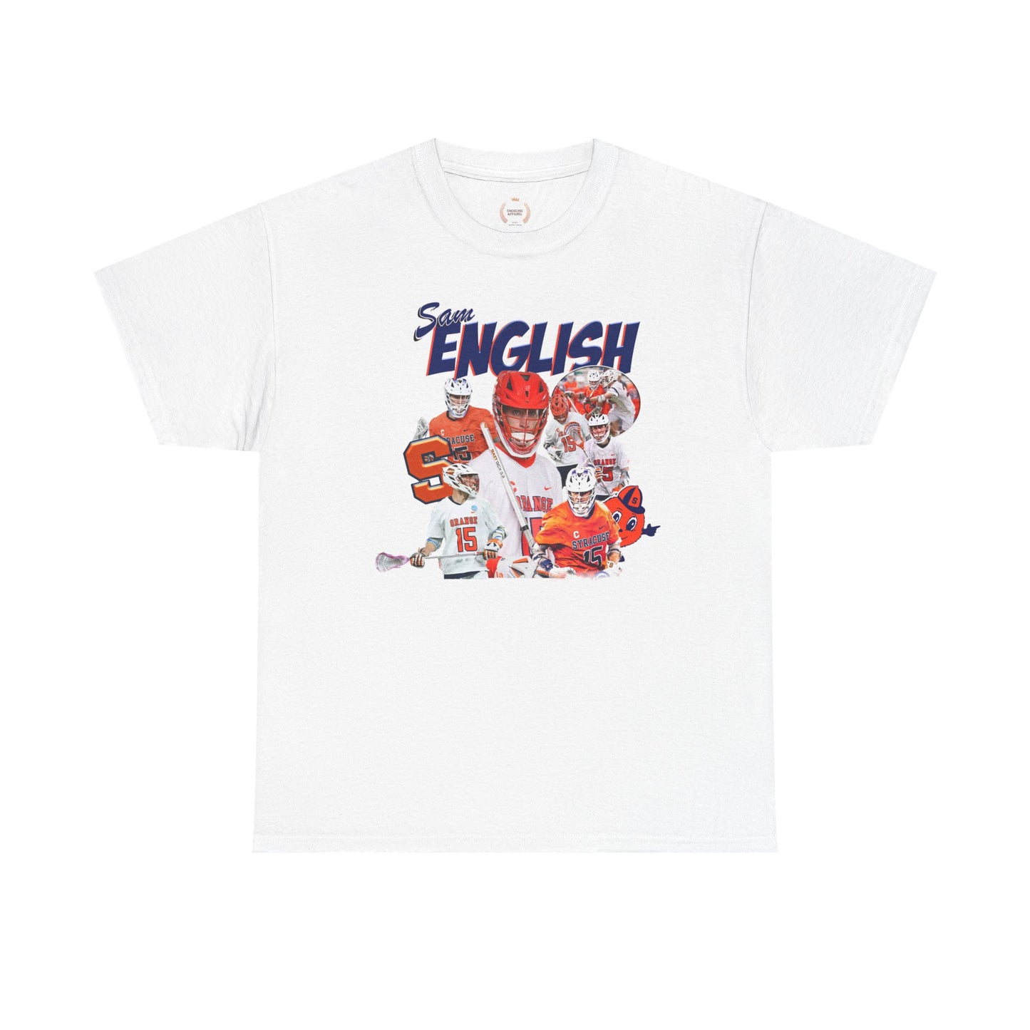 Sam English Syracuse Lacrosse Graphic tee