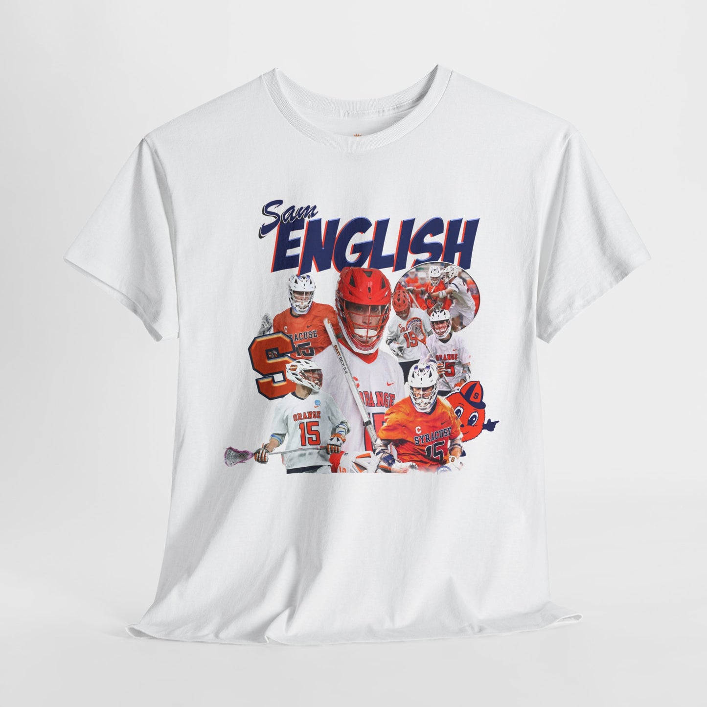 Sam English Syracuse Lacrosse Graphic tee