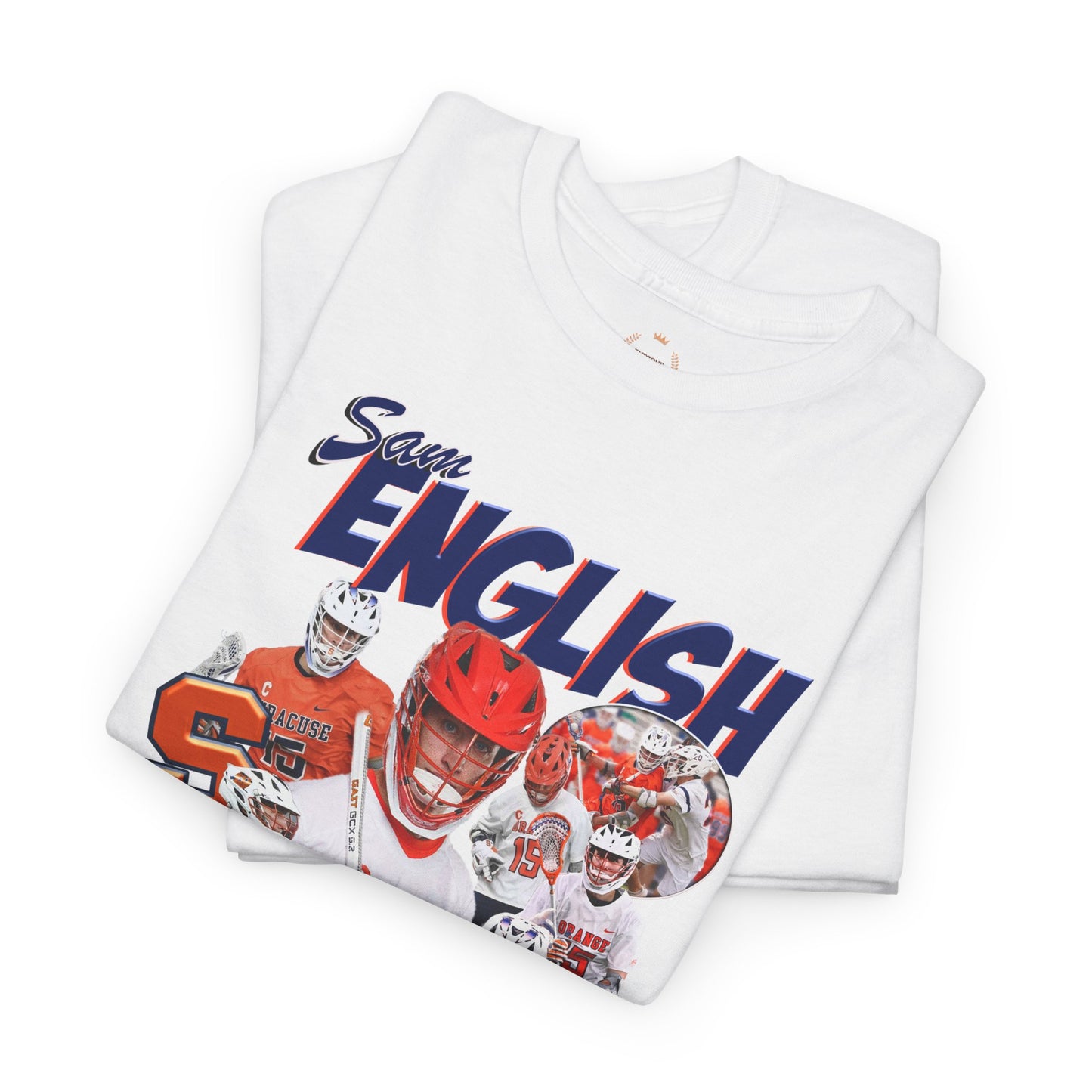 Sam English Syracuse Lacrosse Graphic tee