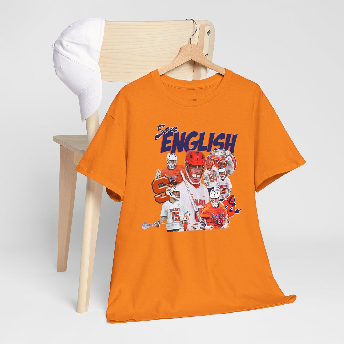 Sam English Syracuse Lacrosse Graphic tee